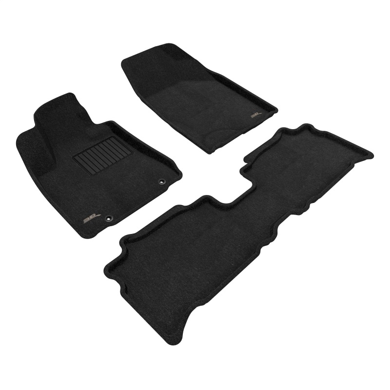 Lexus RX350 Floor Mats - Front and Rear - 3D MAXpider - Elegant Series - Black - `04-`09